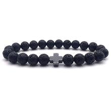 Load image into Gallery viewer, Men Cross Bracelet