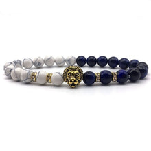 Load image into Gallery viewer, Lion Head Silver Bracelets